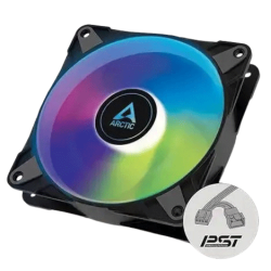 Arctic P12 PWM PST ARGB 120mm 3 in 1 Casing Fan Arctic P12 PWM PST ARGB 120mm 3 in 1 Casing Fan