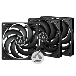 Arctic P12 Slim PWM PST 120 mm 3 Pack Casing Fan Arctic P12 Slim PWM PST 120 mm 3 Pack Casing Fan