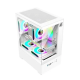 Monarch Ice Cooler X5 ARGB Desktop Gaming Case White Monarch Ice Cooler X5 ARGB Desktop Gaming Case White