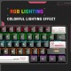 ONIKUMA G55 61 Keys RGB Colorful Lighting Wired Gaming Mechanical Keyboard – Brown Switch