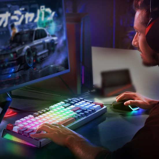 Onikuma G56 Tri-Mode Wireless Hot-swappable Mechanical Keyboard Onikuma G56 Tri-Mode Wireless Hot-swappable Mechanical Keyboard