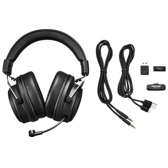 PowerColor ALPHYN AH10 Wireless Gaming Headphone PowerColor ALPHYN AH10 Wireless Gaming Headphone