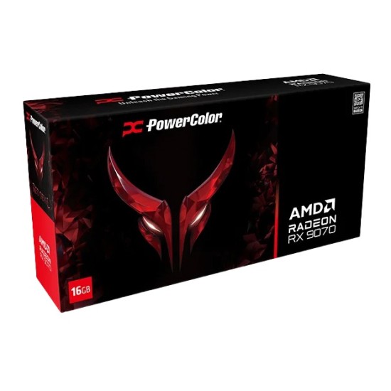 PowerColor Red Devil AMD Radeon™ RX 9070 OC 16GB GDDR6 PowerColor Red Devil AMD Radeon™ RX 9070 OC 16GB GDDR6