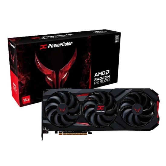 PowerColor Red Devil AMD Radeon™ RX 9070 OC 16GB GDDR6 PowerColor Red Devil AMD Radeon™ RX 9070 OC 16GB GDDR6