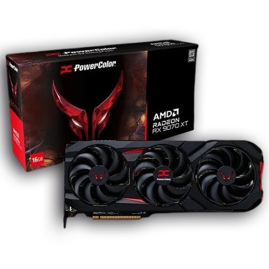 PowerColor Red Devil AMD Radeon™ RX 9070 XT 16GB GDDR6 PowerColor Red Devil AMD Radeon™ RX 9070 XT 16GB GDDR6