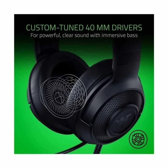 Razer Kraken X Essential 7.1 Black Wired Gaming Headphone