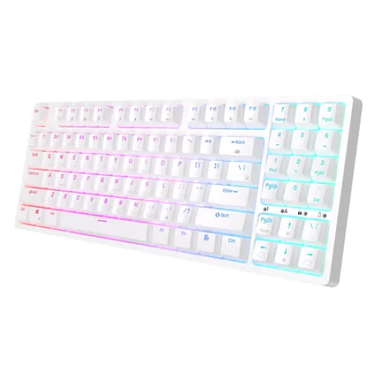 Royal Kludge RK92 Tri Mode RGB 92 Keys Hotswappable Mechanical Brown Switch Gaming Keyboard Royal Kludge RK92 Tri Mode RGB 92 Keys Hotswappable Mechanical Brown Switch Gaming Keyboard