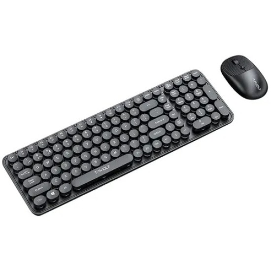 T-Wolf TF350 Wireless Keyboard Mouse Combo- Black T-Wolf TF350 Wireless Keyboard Mouse Combo- Black