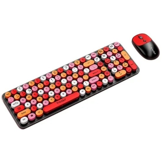 T-Wolf TF350 Wireless Keyboard Mouse Combo- Red T-Wolf TF350 Wireless Keyboard Mouse Combo- Red