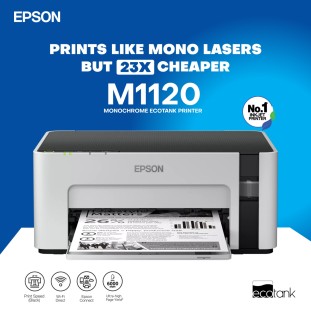 Epson EcoTank M1120 Monochrome Wi-Fi Ink Tank Printer